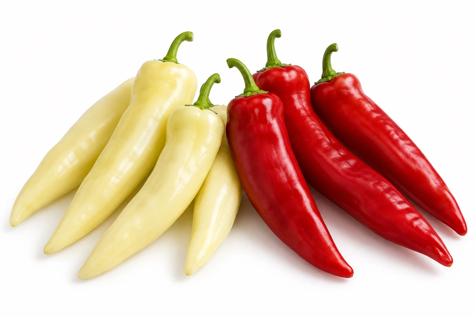 Poivrons longs blancs et rouges Kapia